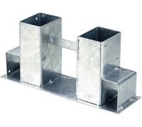 Hot-Dip Galvanized Metal Firewood Log Stack Holder Outdoor Aid
