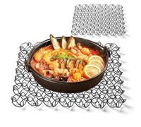 Hot Dish Trivet, Hot Pots Metal Trivet, Stainless Steel, Heat Resistant, Rustproof, Spring Spiral Trivet, Trivet for Kitchen, Dining Room
