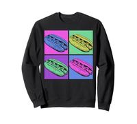 Hot Dog Adult 80's Retro Vintage 90s Sweatshirt