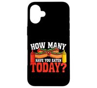 Hot Dog Adult How Many Have You Eaten Today? Case for iPhone 16 Plus