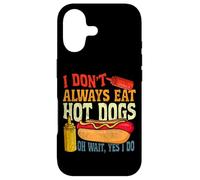 Hot Dog Adult I Don't Always Eat Hot Dogs Oh Wait, Yes I Do Case for iPhone 17