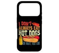 Hot Dog Adult I Don't Always Eat Hot Dogs Oh Wait, Yes I Do Case for iPhone 17 Pro