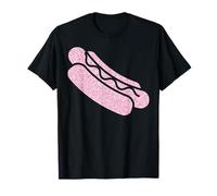 Hot Dog Adult Pink Diamonds T-Shirt