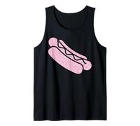 Hot Dog Adult Pink Diamonds Tank Top