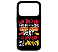 Hot Dog Adult She Told Me To Whisper Something Sexy In Her Case for iPhone 17 Pro