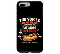 Hot Dog Adult The Voices In My Head Keep Telling Me: Eat Case for iPhone 7 Plus/8 Plus