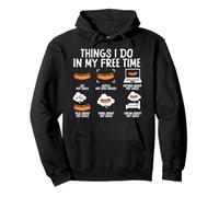 Hot Dog Adult Things I Do In My Free Time Pullover Hoodie