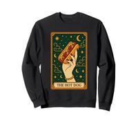Hot Dog Bun Lover Foodie Food Lover The Hot Dog Tarot Card Sweatshirt