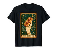 Hot Dog Bun Lover Foodie Food Lover The Hot Dog Tarot Card T-Shirt