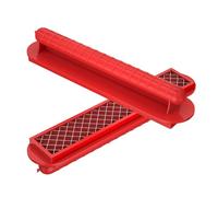 Hot Dog Cutter - Red Ham Cutting Gadget, Compact Hotdogs Scoring Device, Multifunctional Sausage Prep Utensil with Grip | for Picnic Lunches, Travel Cooking, Portable BBQ Station, Home Meal Making