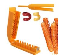 Hot Dog Cutting Tool | Sausage Cutter for Kitchen - Non Slip Hot Dog Cutter for Barbecue, Camping, Outdoor, Restaurant, Grill, Hiking, Cooking