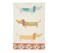 Ulster Weavers Hot Dog Tea Towel, 100% Cotton - With Fun, Retro Sausage Dog Hand Drawn Design - Kitchen and Cooking Gifts for Bakers & Chefs - Homeware & Kitchenware Range