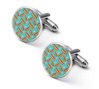 Hot Dog Food Cute Shirt Cufflinks for Men Long Sleeve Suit Metal Cuff Links Jewelry Accessories