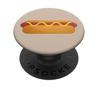 Hot Dog Food Simple Cartoon PopSockets Adhesive PopGrip