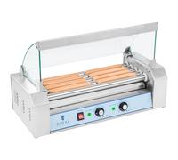Hot Dog Grill 5 Rollers Stainless Steel - Roller Grills by Royal Catering Silver