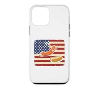 Hot Dog Jumping Into Bun Tshirt Funny Sausage BBQ High Dive Case for iPhone 12 mini