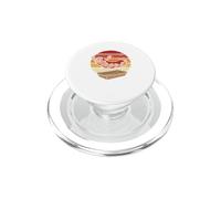 Hot Dog Jumping Into Bun Tshirt Funny Sausage BBQ High Dive PopSockets PopGrip for MagSafe