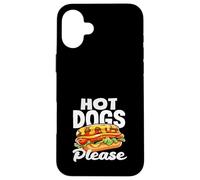 Hot Dog Lover Hot Dogs Please Fun Design Case for iPhone 16 Plus