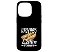 Hot Dog Lover How Many Have You Eaten Today Case for iPhone 14 Pro