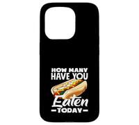 Hot Dog Lover How Many Have You Eaten Today Case for iPhone 15 Pro