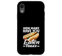 Hot Dog Lover How Many Have You Eaten Today Case for iPhone XR