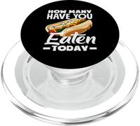 Hot Dog Lover How Many Have You Eaten Today PopSockets PopGrip for MagSafe