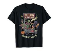 Hot Dog of The Dead Undead But Well-Fed Halloween Fun T-Shirt