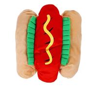 Hot Dog Pet Custom - Hot Dog Costume With Burger Style | WarmDogs Costume | Exquisite Multi-Functional Pets Cosplay Food Coat For Celebrations, Photo Props Plush Outfit For Small To Medium Dogs, Id