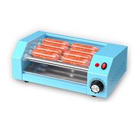Hot Dog Roller Grill Cooker Machine - Electric Countertop Warmer with Stainless Steel Rollers, Ideal for Breakfast Sausages and Hot Dogs
