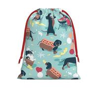Hot Dogs And Lemonade Print Comfort Drawstring Gift Convenient Bags Reusable Holiday Party Daily Organization