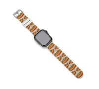 Hot Dogs with Mustard Silicone Smartwatch Replacement Bands Compatible with IWatch Wristbands Strap
