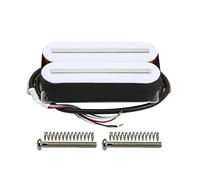 Hot Dual Rail Humbucker Pickup Ceramic Electric Guitar Neck Pickup Humbucker, White