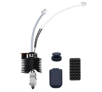 Hot End for Snapmaker U1, 0.2mm Hardened Steel Nozzle Hotend Assembly with Ceramic Heater High-Temp Thermistor Nozzle Wiper Brush & Anti-Leak Pad U1 Hotend Replacement Kit