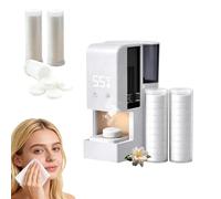 Hot Face Towel Dispenser, Fast Towel Warmer for Facials,55 °C constant with Cleansing System,Smart Voice Alerts,Disposable Towel Heater Machine for Cleaning Skincare Makeup Removal(Heater+40 Towels)