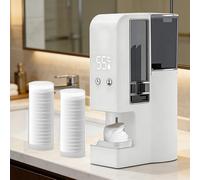 Hot Face Towel Heater Machine, 5-Second Fast Heating, Wall-Mount or Countertop Use,Whisper-Quiet Operation, Ready to Use Directly, For Facial Care and Professional Use Machine+60Towels