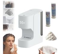 Hot Face Towel Heater Machine, Auto Disposable Face Towel Heater, 5-Second Heating Compressed Towels Steamer, Effortless Self-Care, for Facials, Spa, Cleaning (40 Towel)