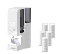 Hot Face Towel Heater Machine, Hot Towel Dispenser, 5 s Heating, Disposable 55°C Constant Temperature Towel Warmer with 100 compressed towels