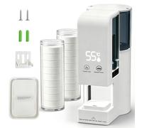 Hot Face Towel Warmer Dispenser Machine, Automatic Disposable Facial Towels Fast Heating 55°C One-Touch Release & Voice Alerts, Smart Wet Towel Steamer (with 40 Compressed Towels)