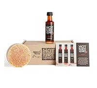 Hot Fire Chilli Honey Gift Set With Welsh Hot Fire Honey And English Section Honeycomb