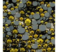 Hot-Fix SS6-SS30 Mix Size Glass Rhinestones Crystal Flatback Glitter Iron On Stones for DIY Clothes Decorations-Olivine-Mix Size(hotfix)-20g
