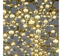 Hot-Fix SS6-SS30 Mix Size Glass Rhinestones Crystal Flatback Glitter Iron On Stones for DIY Clothes Decorations-Jonquil-Mix Size(hotfix)-20g