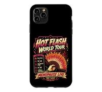 Hot Flash World Tour Menopause Humor Retro Design Case for iPhone 11 Pro Max