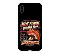 Hot Flash World Tour Menopause Humor Retro Design Case for iPhone XS Max