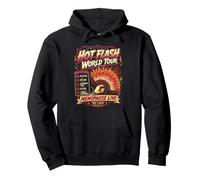 Hot Flash World Tour Menopause Humor Retro Design Pullover Hoodie