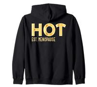 Hot Flashes Perimenopause Women Menopause Zip Hoodie