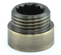 Hot Flow | 10mm Rigid Radiator Valve Extensions 1/2 inch BSP (Antique Brass)