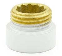 Hot Flow | 10mm Rigid Radiator Valve Extensions 1/2 inch BSP - White