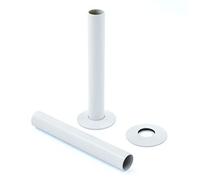 Hot Flow | 130mm Pipe Shroud/Sleeve (Pair) (White)