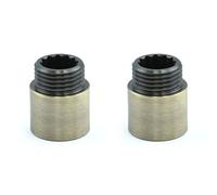 Hot Flow | 20mm Rigid Radiator Valve Extensions 1/2 inch BSP (Antique Brass) (Pair)