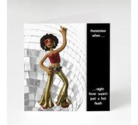 Hot Flush Humorous Music Themed Greetings Card by Erica Sturla